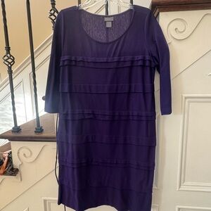 Motherhood Maternity Deep Purple Sheer Top